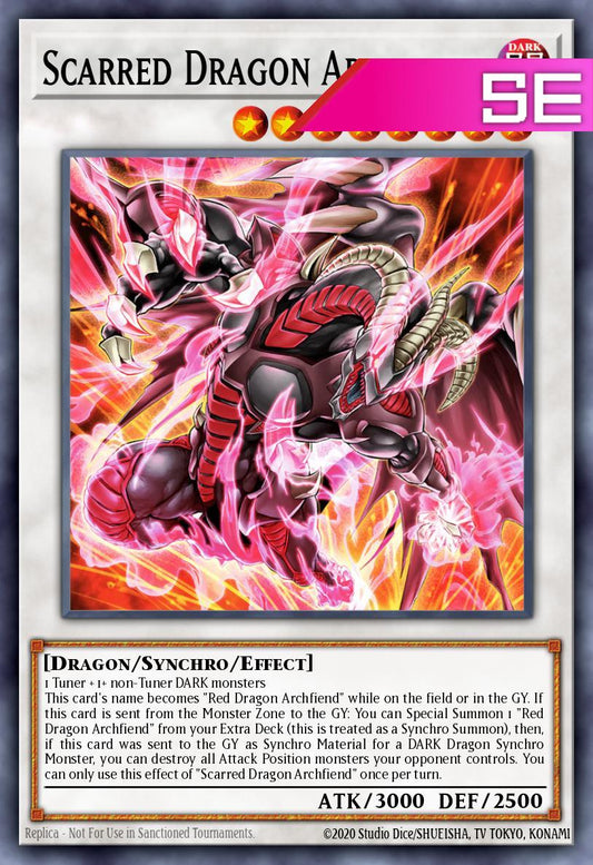 Scarred Dragon Archfiend - RA05-EN044 - 1st Edition - Secret Rare