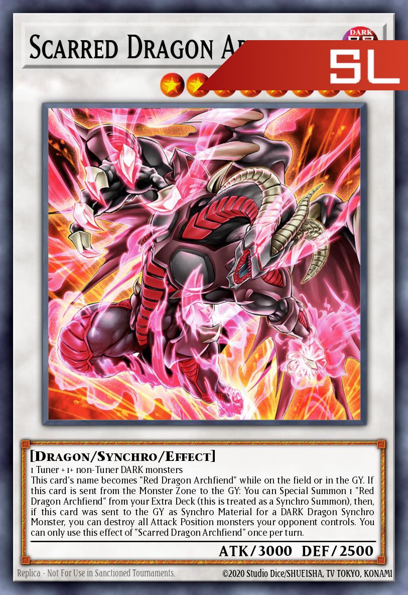Scarred Dragon Archfiend - RA05-EN044 - 1st Edition - Starlight Rare