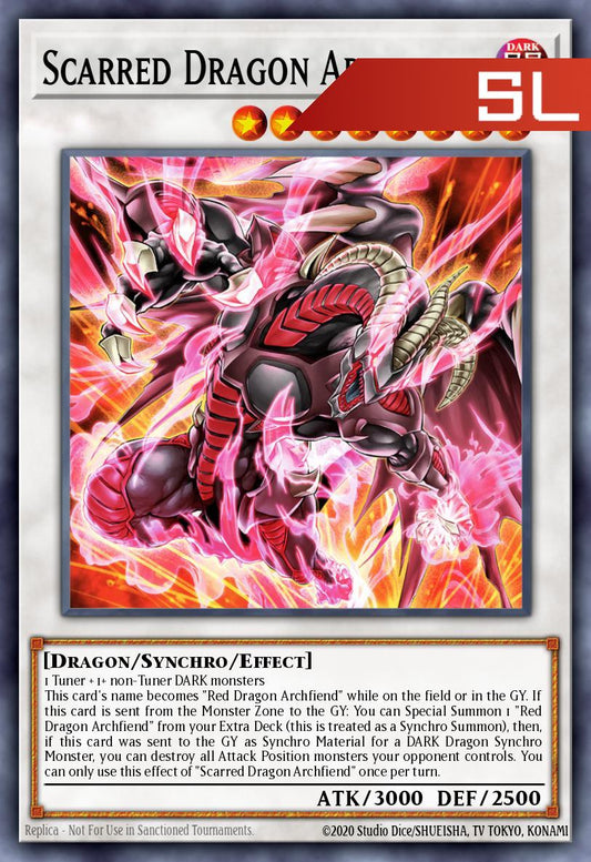 Scarred Dragon Archfiend - RA05-EN044 - 1st Edition - Starlight Rare