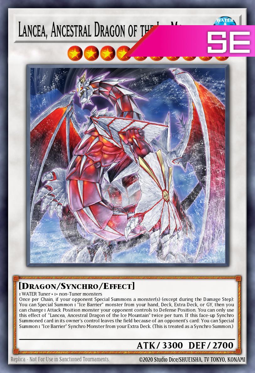 Lancea, Ancestral Dragon of the Ice Mountain - RA05-EN045 - 1st Edition - Secret Rare