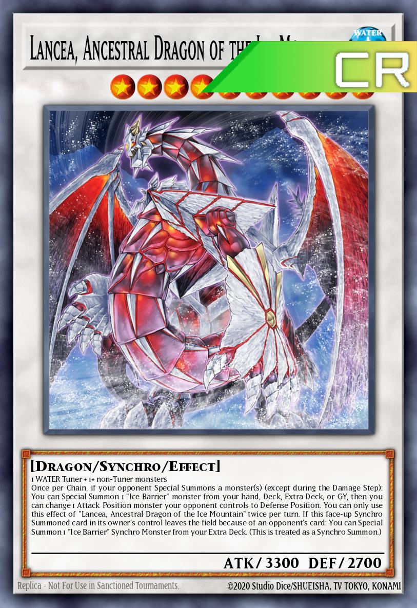 Lancea, Ancestral Dragon of the Ice Mountain - RA05-EN045 - 1st Edition - Collector's Rare
