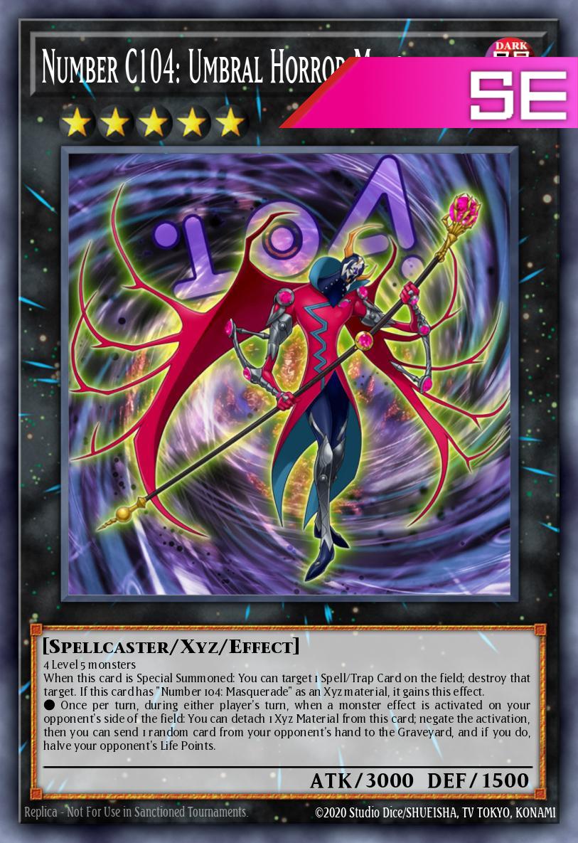 Number C104: Umbral Horror Masquerade - RA05-EN046 - 1st Edition - Secret Rare