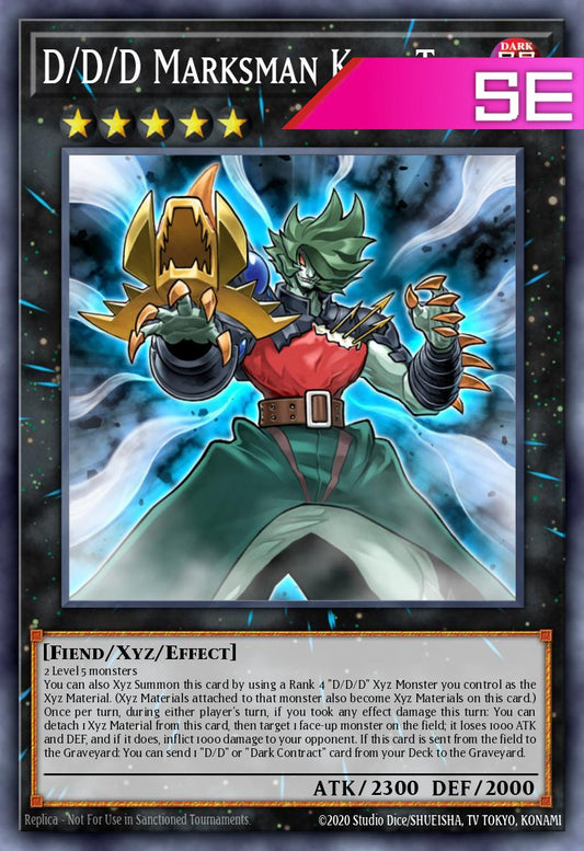 D/D/D Marksman King Tell - RA05-EN047 - 1st Edition - Secret Rare