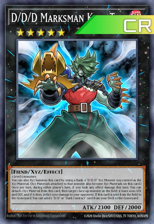 D/D/D Marksman King Tell - RA05-EN047 - 1st Edition - Collector's Rare