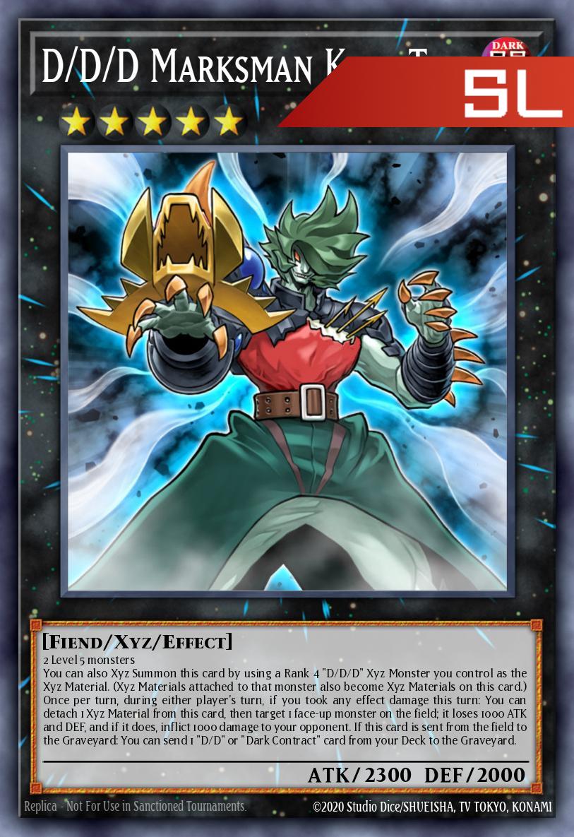 D/D/D Marksman King Tell - RA05-EN047 - 1st Edition - Starlight Rare