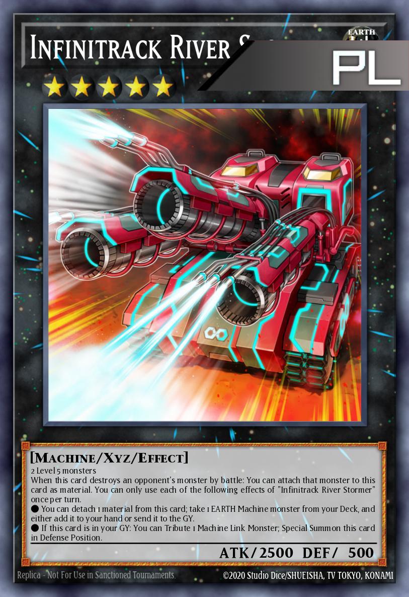 Infinitrack River Stormer - RA05-EN049 - 1st Edition - Platinum Secret Rare