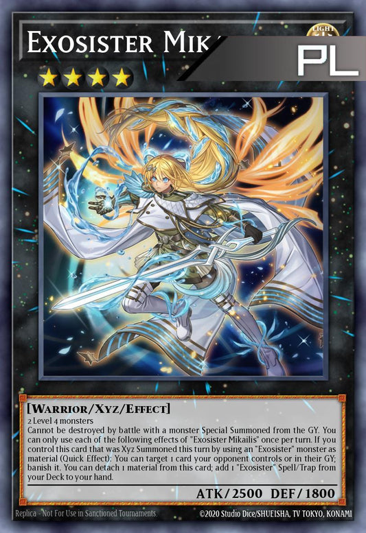 Exosister Mikailis - RA05-EN050 - 1st Edition - Platinum Secret Rare