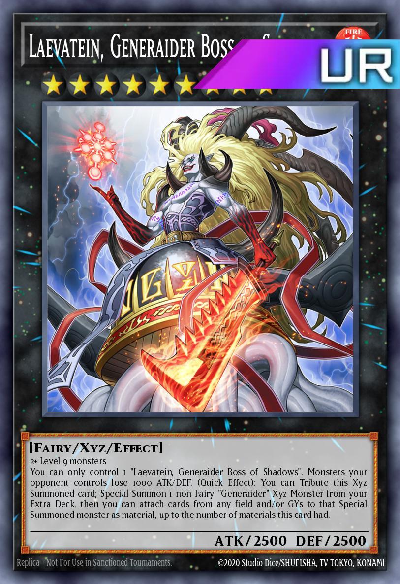 Laevatein, Generaider Boss of Shadows - RA05-EN051 - 1st Edition - Ultra Rare