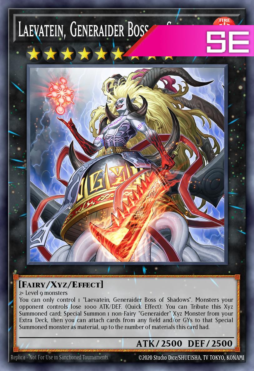 Laevatein, Generaider Boss of Shadows - RA05-EN051 - 1st Edition - Secret Rare