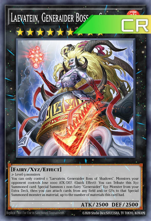 Laevatein, Generaider Boss of Shadows - RA05-EN051 - 1st Edition - Collector's Rare