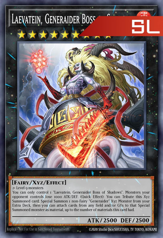 Laevatein, Generaider Boss of Shadows - RA05-EN051 - 1st Edition - Starlight Rare
