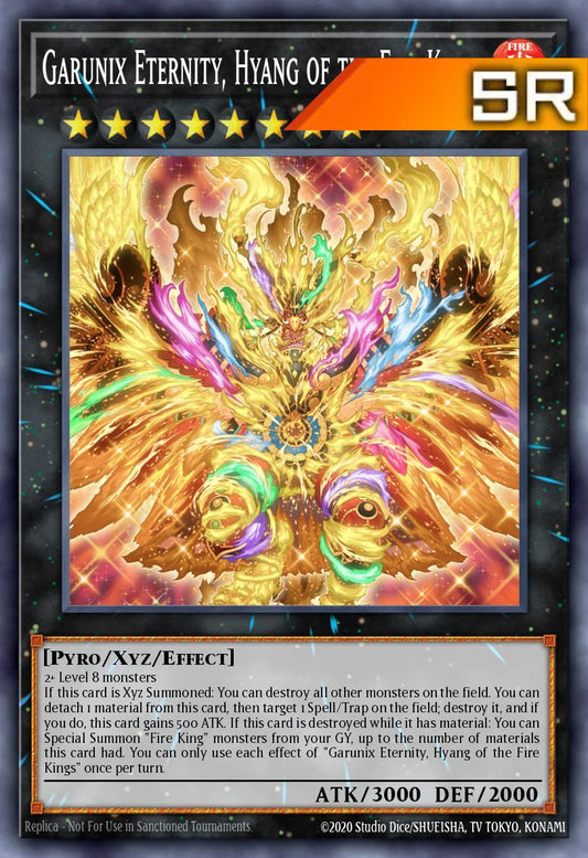 Garunix Eternity, Hyang of the Fire Kings - RA05-EN052 - 1st Edition - Super Rare