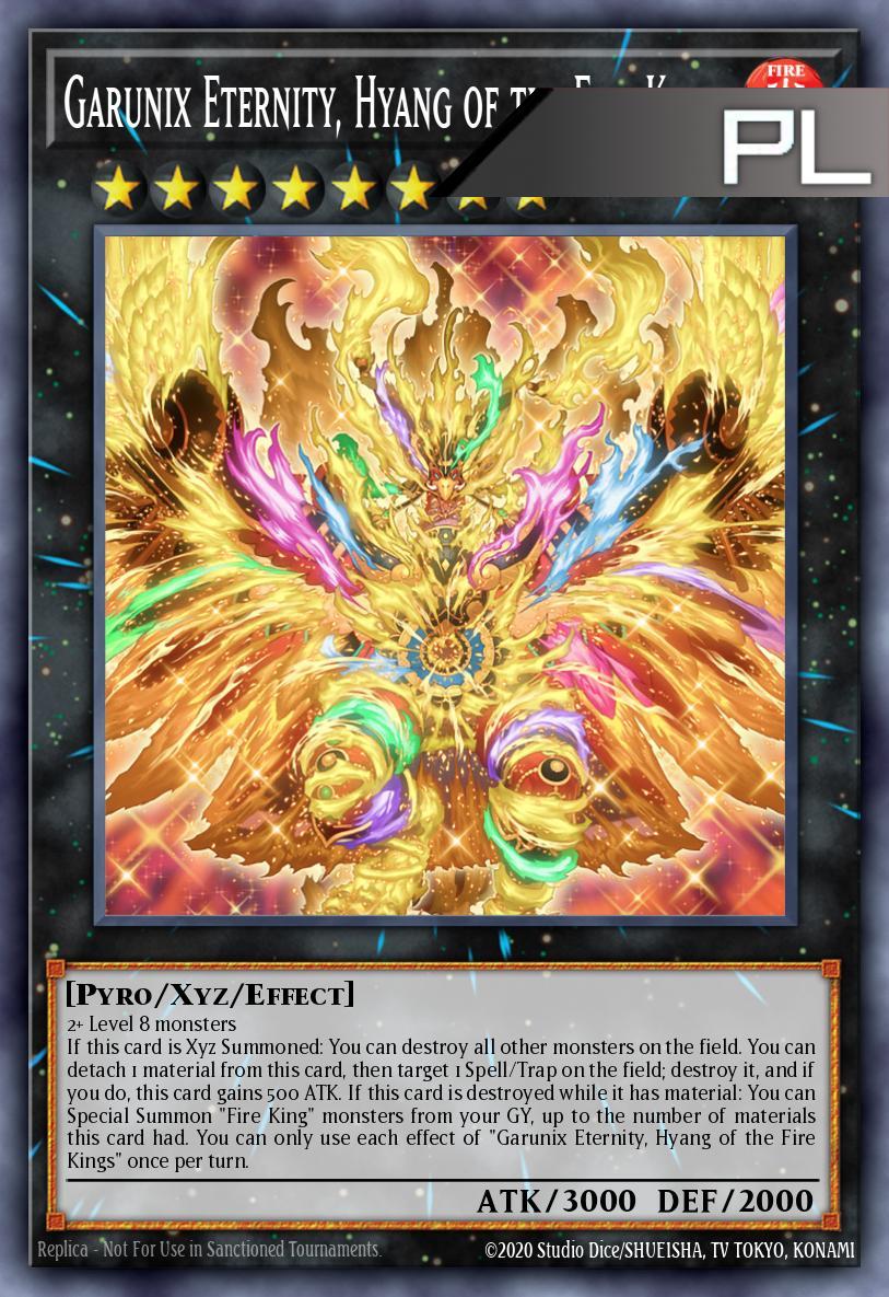 Garunix Eternity, Hyang of the Fire Kings - RA05-EN052 - 1st Edition - Platinum Secret Rare