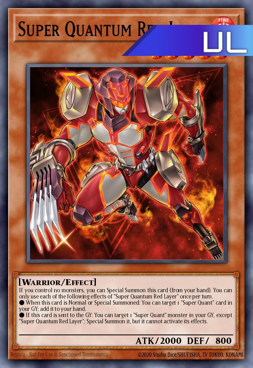 Super Quantum Red Layer - RA05-EN008 - 1st Edition - Ultimate Rare