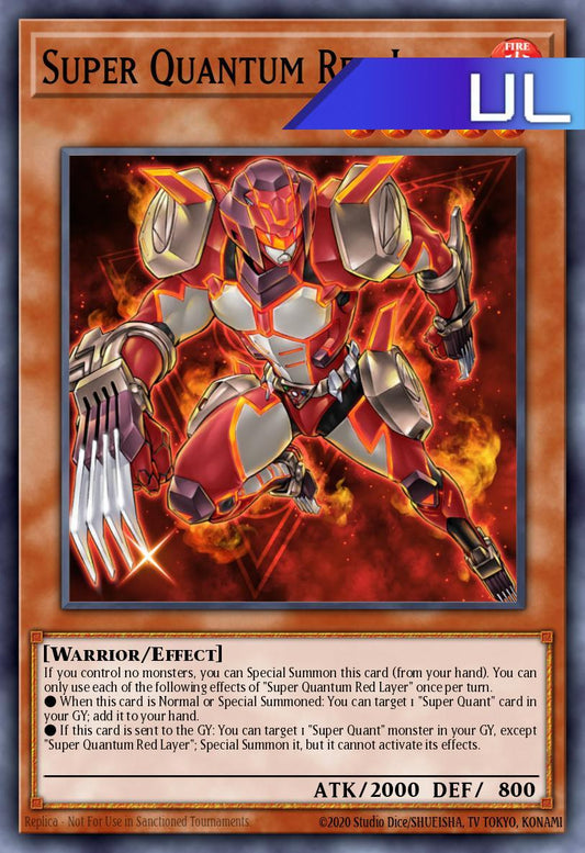 Super Quantum Red Layer - RA05-EN008 - 1st Edition - Ultimate Rare