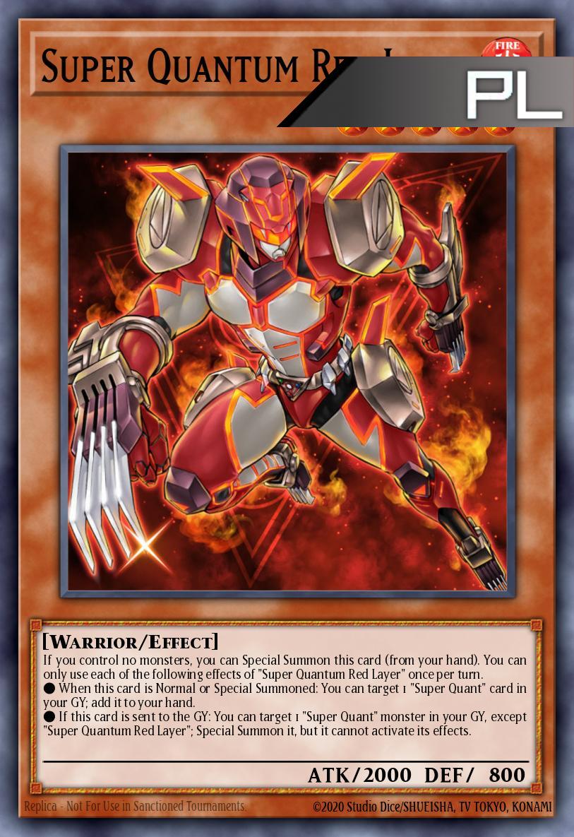 Super Quantum Red Layer - RA05-EN008 - 1st Edition - Platinum Secret Rare