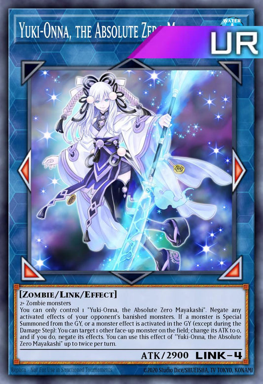 Yuki-Onna, the Absolute Zero Mayakashi - RA05-EN057 - 1st Edition - Ultra Rare