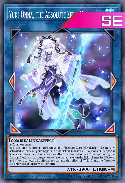 Yuki-Onna, the Absolute Zero Mayakashi - RA05-EN057 - 1st Edition - Secret Rare