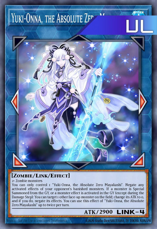 Yuki-Onna, the Absolute Zero Mayakashi - RA05-EN057 - 1st Edition - Ultimate Rare
