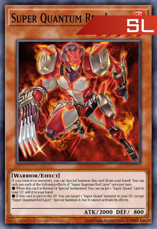 Super Quantum Red Layer - RA05-EN008 - 1st Edition - Starlight Rare