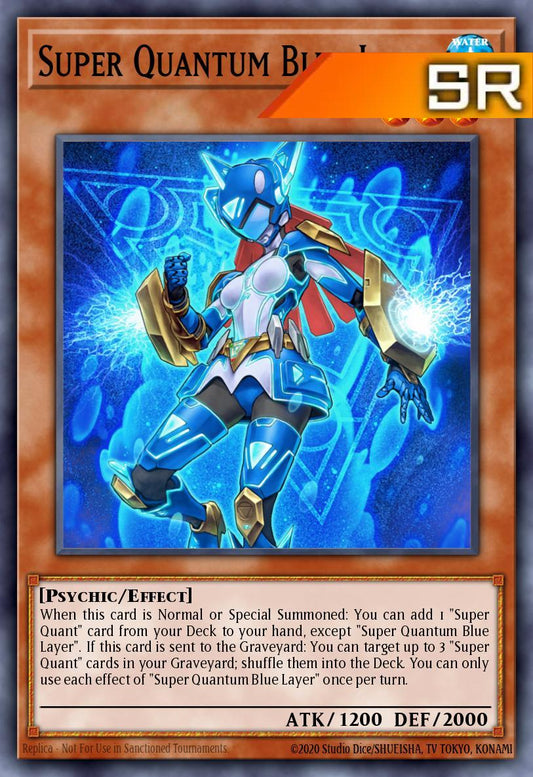 Super Quantum Blue Layer - RA05-EN009 - 1st Edition - Super Rare