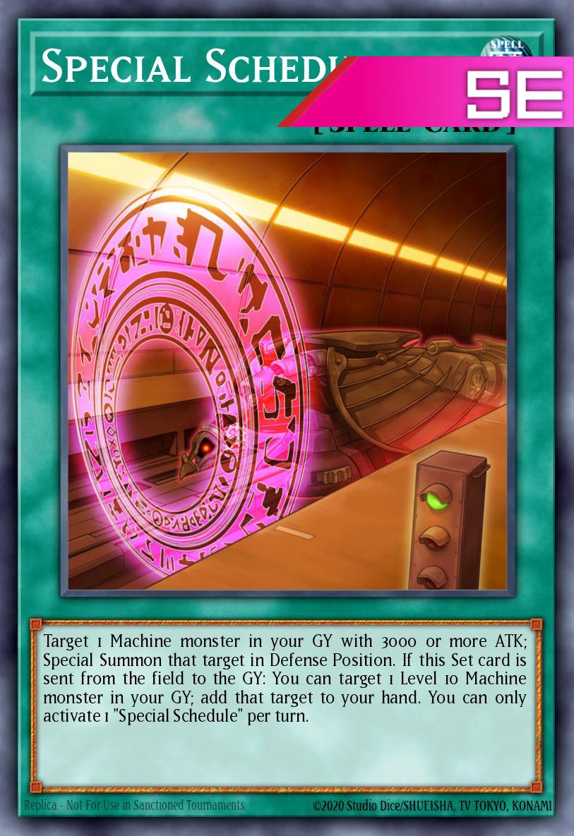 Special Schedule - RA05-EN060 - 1st Edition - Secret Rare