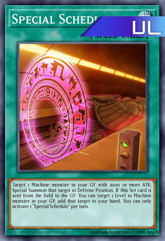 Special Schedule - RA05-EN060 - 1st Edition - Ultimate Rare
