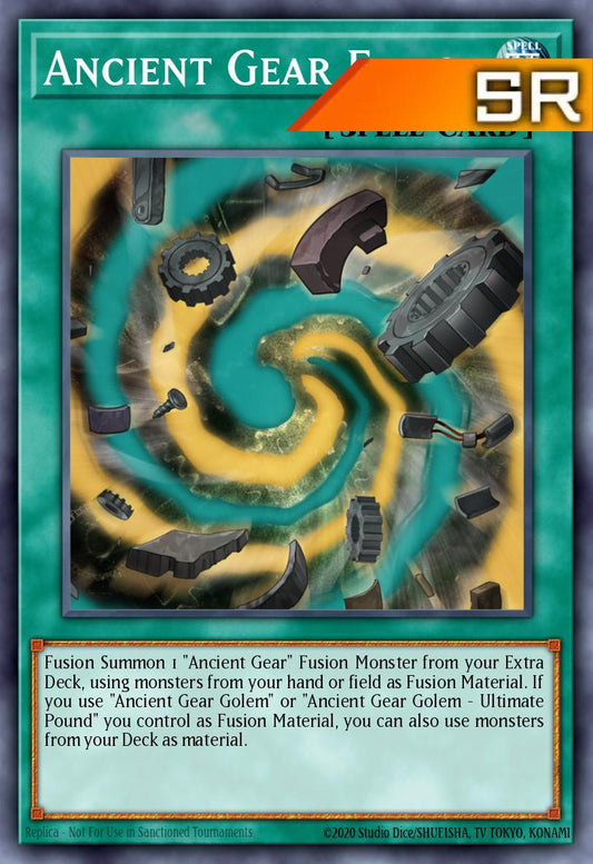 Ancient Gear Fusion - RA05-EN063 - 1st Edition - Super Rare