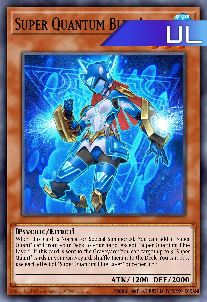 Super Quantum Blue Layer - RA05-EN009 - 1st Edition - Ultimate Rare
