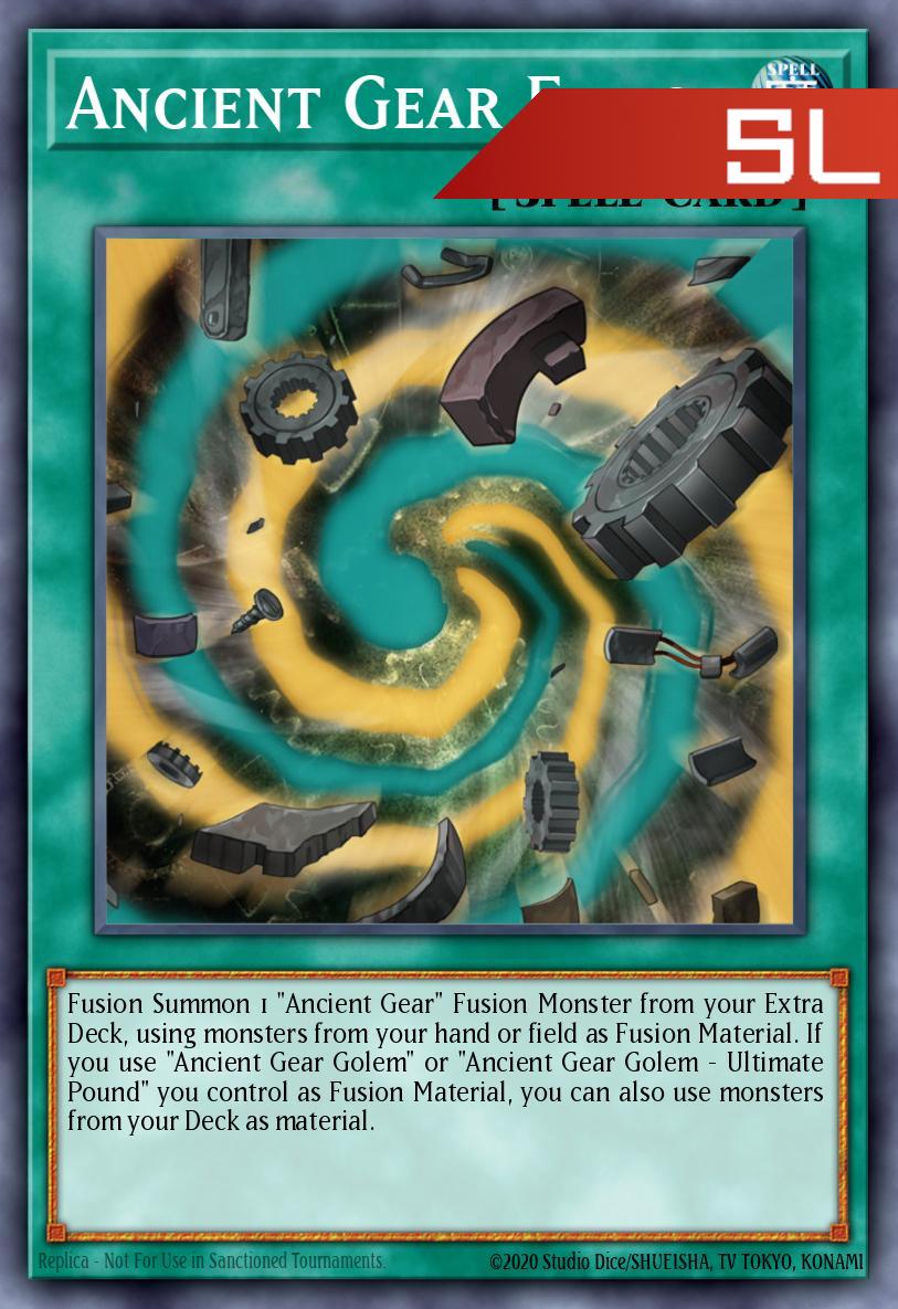 Ancient Gear Fusion - RA05-EN063 - 1st Edition - Starlight Rare