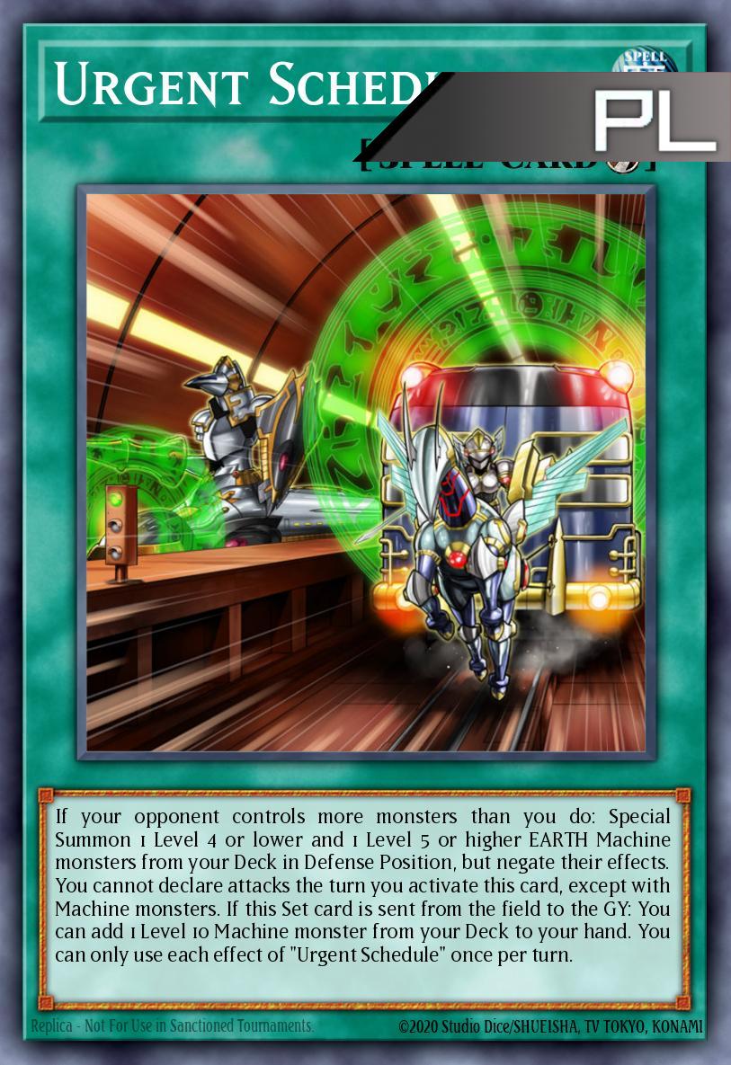 Urgent Schedule - RA05-EN064 - 1st Edition - Platinum Secret Rare