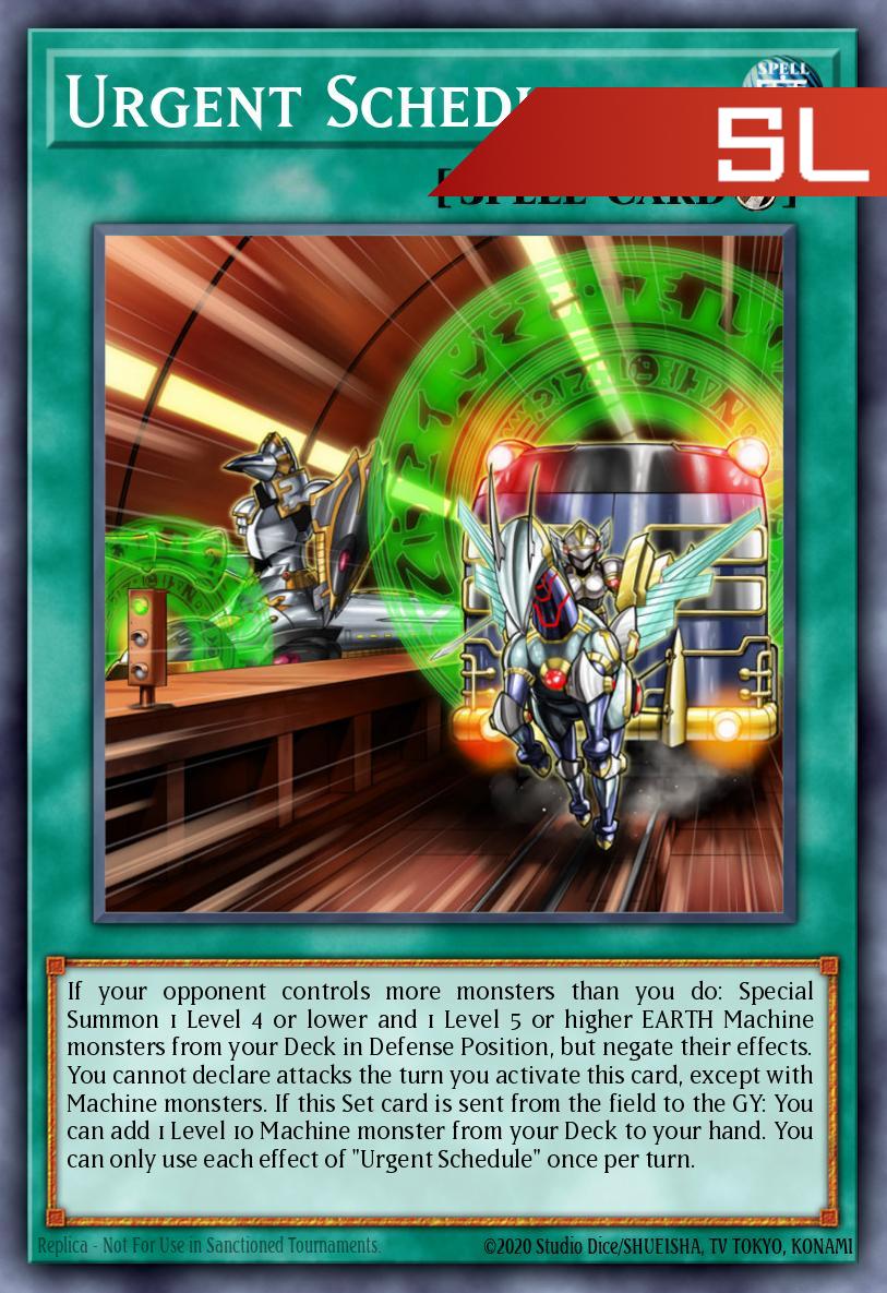 Urgent Schedule - RA05-EN064 - 1st Edition - Starlight Rare