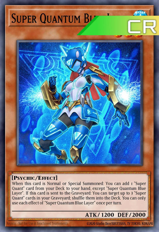 Super Quantum Blue Layer - RA05-EN009 - 1st Edition - Collector's Rare