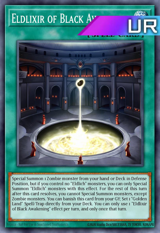 Eldlixir of Black Awakening - RA05-EN065 - 1st Edition - Ultra Rare