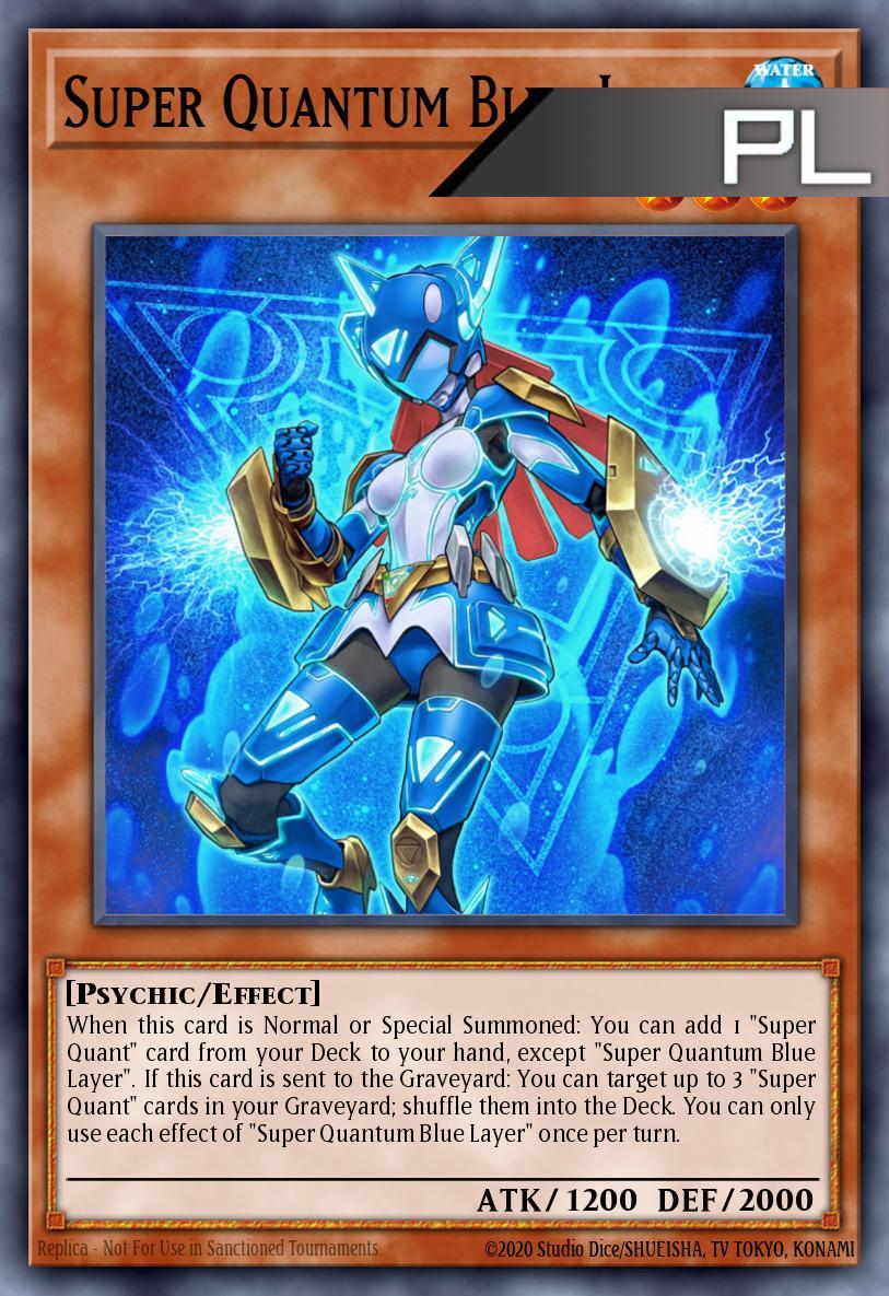 Super Quantum Blue Layer - RA05-EN009 - 1st Edition - Platinum Secret Rare