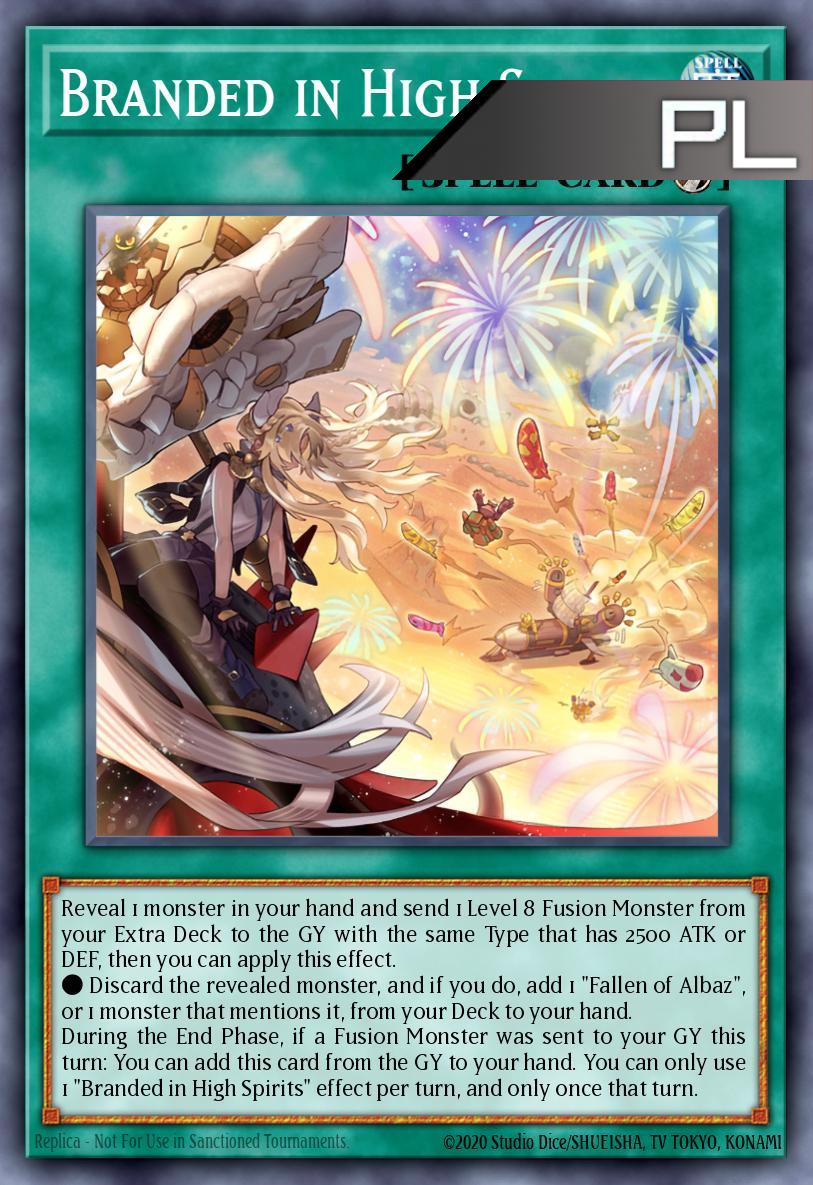 Branded in High Spirits - RA05-EN067 - 1st Edition - Platinum Secret Rare
