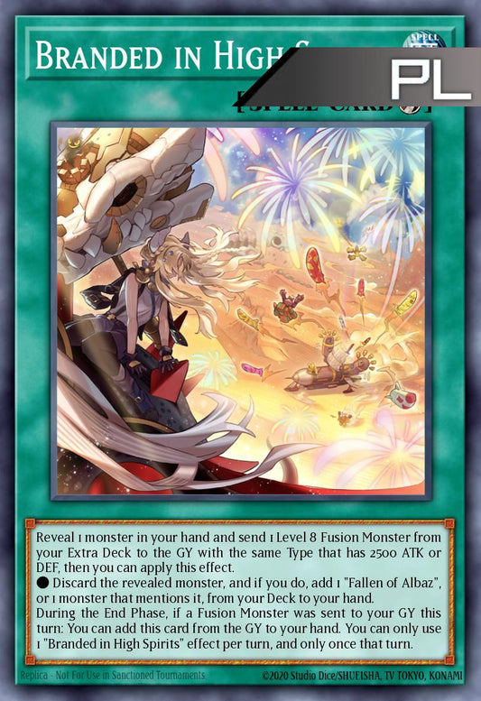 Branded in High Spirits - RA05-EN067 - 1st Edition - Platinum Secret Rare