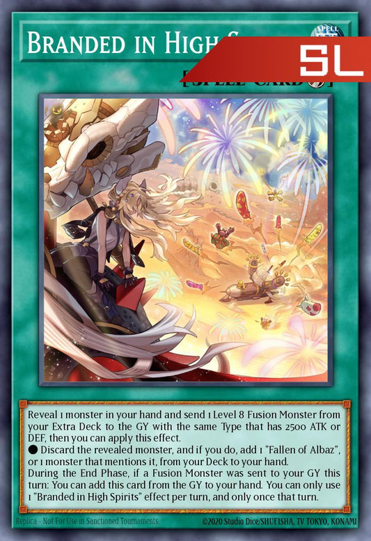 Branded in High Spirits - RA05-EN067 - 1st Edition - Starlight Rare