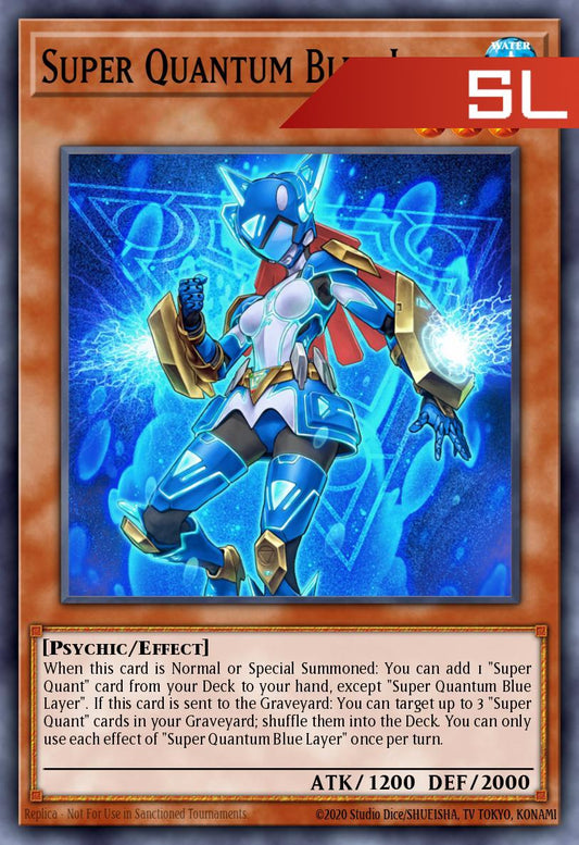 Super Quantum Blue Layer - RA05-EN009 - 1st Edition - Starlight Rare