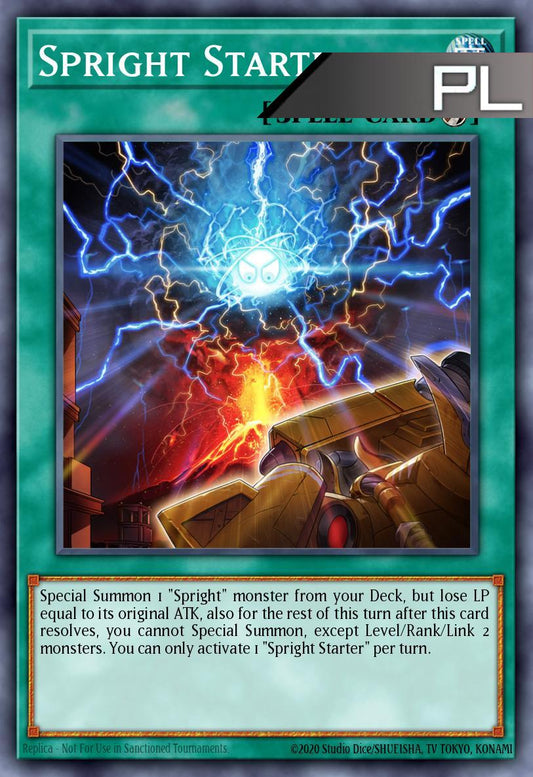 Spright Starter - RA05-EN068 - 1st Edition - Platinum Secret Rare