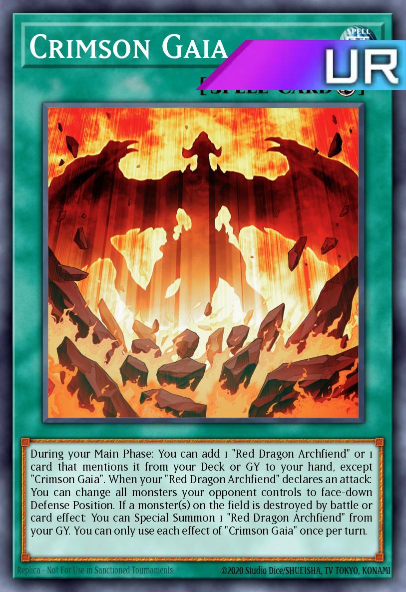 Crimson Gaia - RA05-EN070 - 1st Edition - Ultra Rare