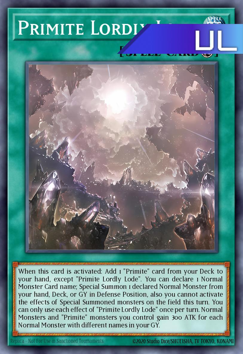 Primite Lordly Lode - RA05-EN072 - 1st Edition - Ultimate Rare