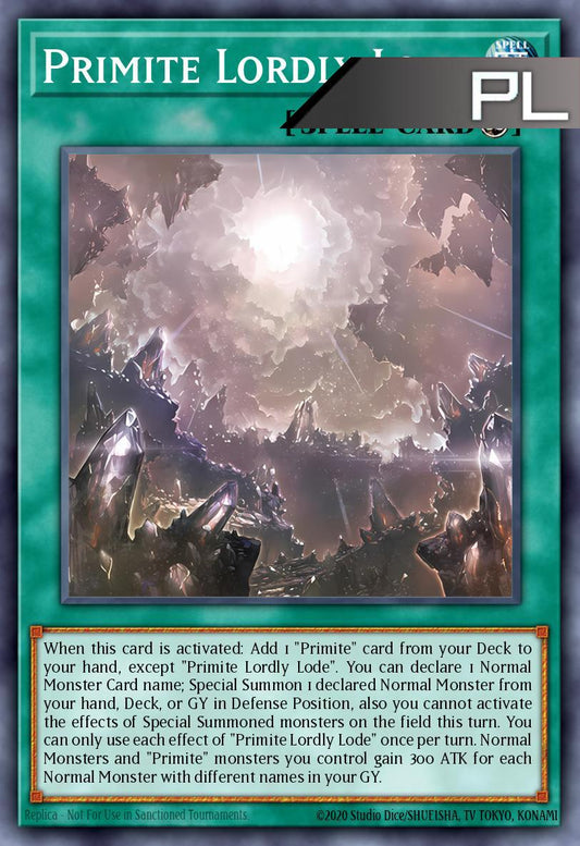 Primite Lordly Lode - RA05-EN072 - 1st Edition - Platinum Secret Rare