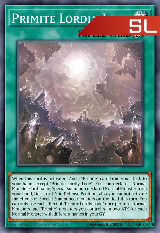 Primite Lordly Lode - RA05-EN072 - 1st Edition - Starlight Rare