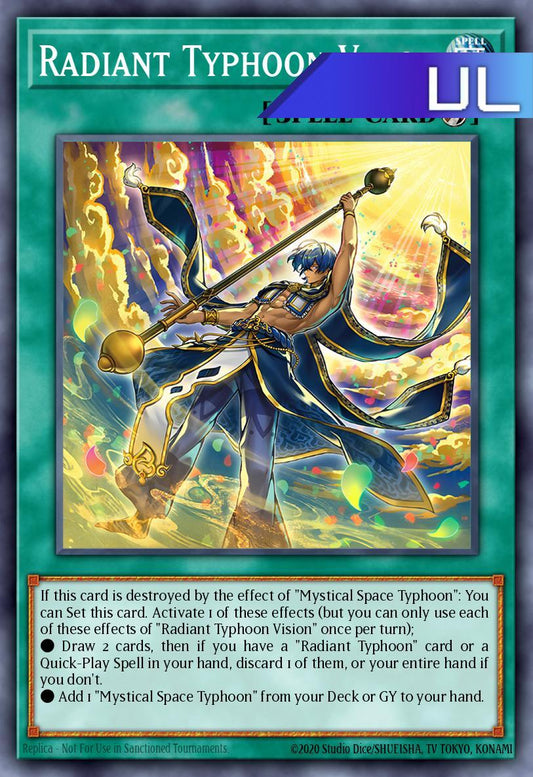 Radiant Typhoon Vision - RA05-EN075 - 1st Edition - Ultimate Rare