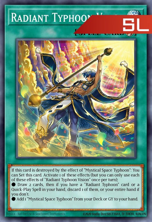 Radiant Typhoon Vision - RA05-EN075 - 1st Edition - Starlight Rare