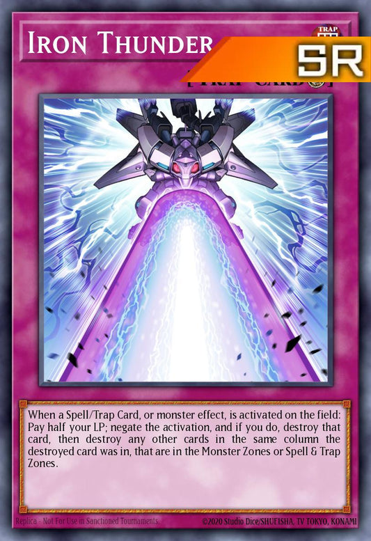 Iron Thunder - RA05-EN079 - 1st Edition - Super Rare