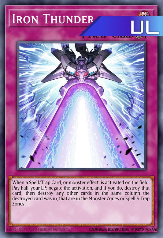 Iron Thunder - RA05-EN079 - 1st Edition - Ultimate Rare