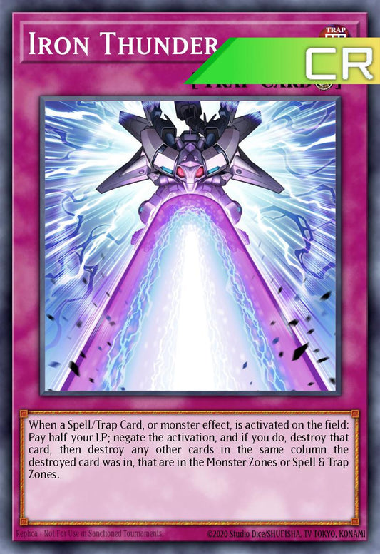 Iron Thunder - RA05-EN079 - 1st Edition - Collector's Rare