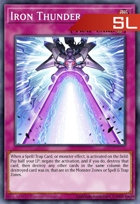 Iron Thunder - RA05-EN079 - 1st Edition - Starlight Rare